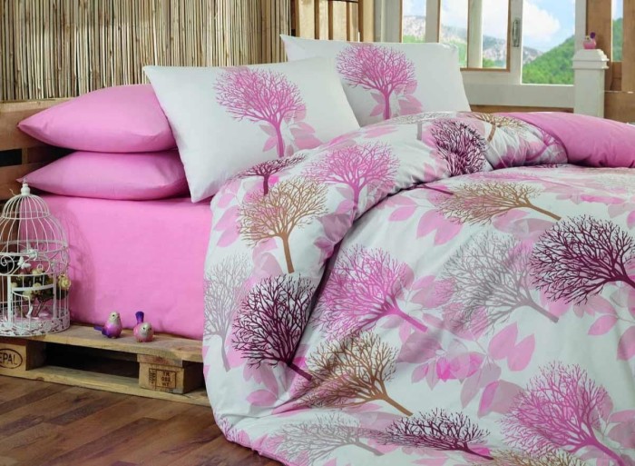 Pościel bawełniana 200x220 Lorella Pink Hobby