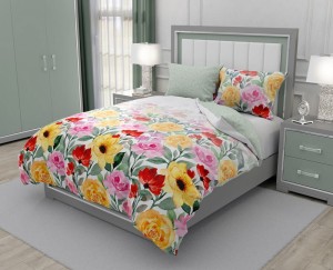 Pościel bawełniana 220x200 Elegant 022 Kwiaty 2023-2