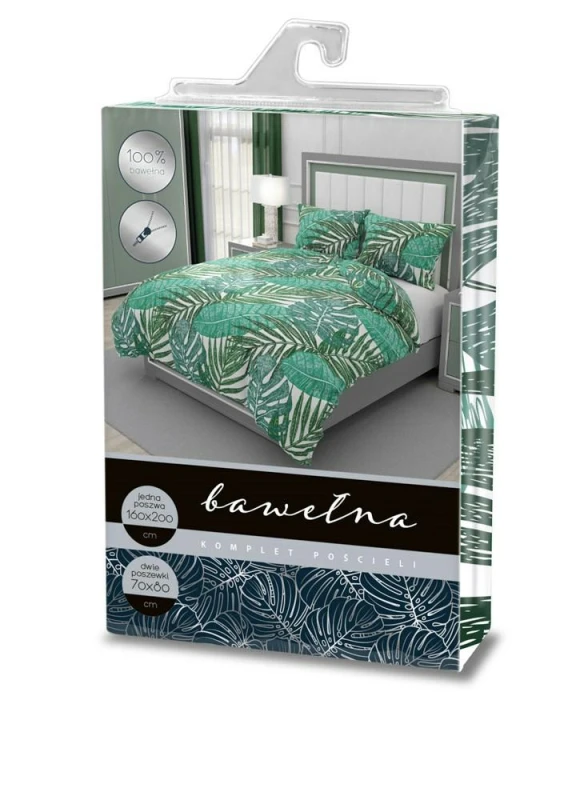 Pościel bawełniana 220x200 Elegant 026 Liście 2023-3