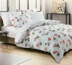 Pościel 200x220 4cz Premium 100% bawełna satynowa CW-842