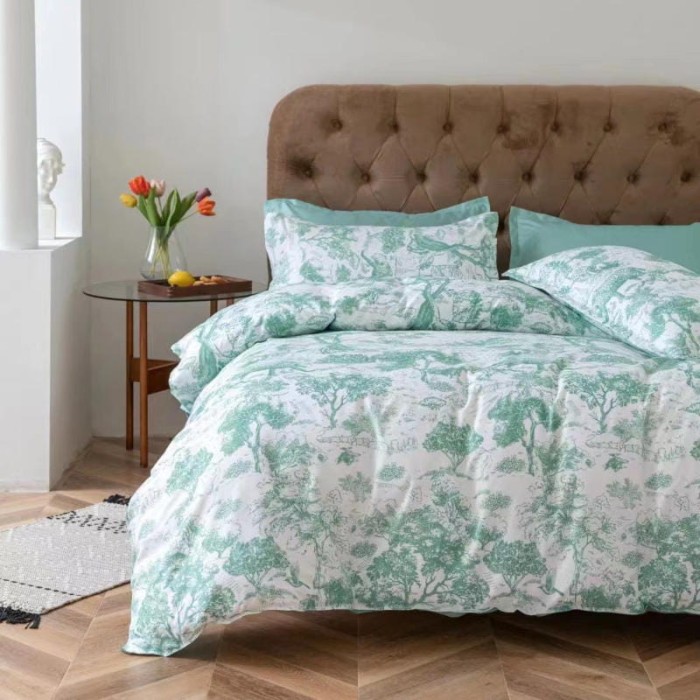 Pościel satynowa 160x200 4 el. Elena 414 -1