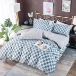 Pościel Satynowa z Mikrofibry 160x200 Dwustronna Elena 467 3cz 