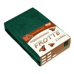 Prześcieradło frotte z gumką 60x120 zielone butelkowe P74-60 grube 200g/m2