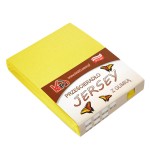 Prześcieradło z gumką jersey 200x220 żółte cytrynowe P04-200