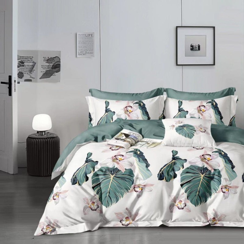 Pościel Satynowa Dwustronna Elena 525 160x200 4 części-1