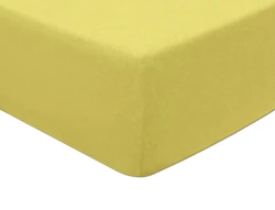 Prześcieradło frotte z gumką 200x220 kremowe FD12-20