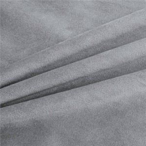 Poszewka Dekoracyjna 40x40 Gładka Welur Szara Jasna-3