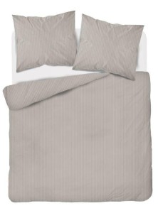 32874Pościel adamaszkowa 160x200 beżowa jednobarwna paski 1 cm Pure-1