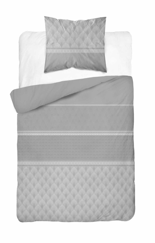 Pościel satynowa 140x200 Home Satin 81 szara glamour-2