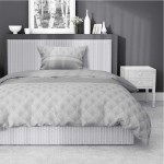 Pościel satynowa 140x200 Home Satin 81 szara glamour