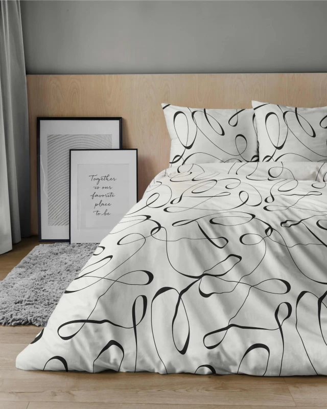 Pościel satynowa 180x200 Home Satin 58 beżowa esy floresy-3