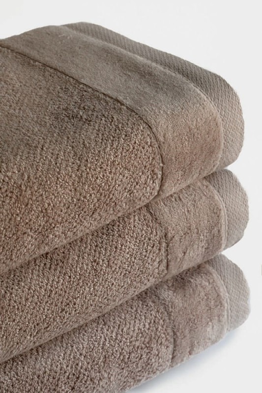 Ręcznik bawełniany Vito 70x140 frotte beżowy 550 g/m2-3