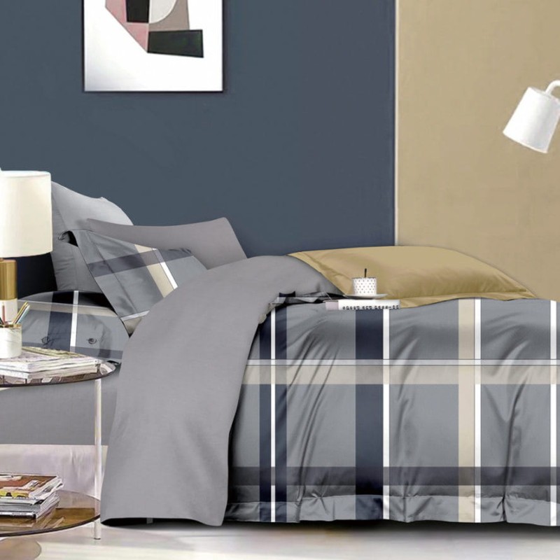Pościel 160x200 Premium 100% bawełna satynowa CW-1495 3 części-1