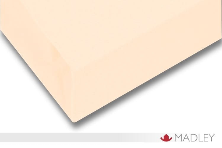 Prześcieradło z gumką jersey 160x200 ecru P02-160