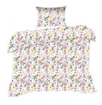 Pościel bawełniana 140x200 Classic kolorowe kwiatki