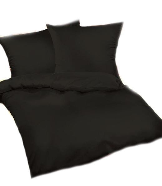 33998Pościel bawełniana 160x220 czarna 27 Jednobarwna-2