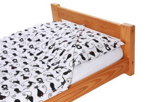 34037Pościel bawełniana 160x200 998E Koty Kotki Kotek 1 poszewka 70x80-3