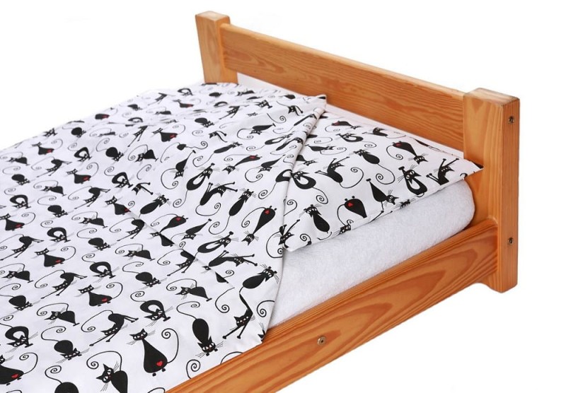 34037Pościel bawełniana 160x200 998E Koty Kotki Kotek 1 poszewka 70x80-3