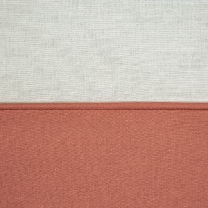 34117Pościel bawełniana 220x200 Nova D biała ceglasta dwukolorowa z ozdobną lamówką Eurofirany-3