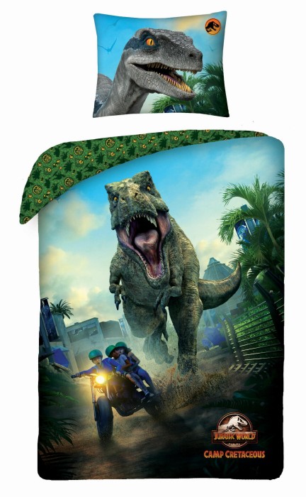 Pościel bawełniana 140x200 Park jurajski Jurassic World Kids 12-1