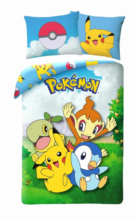 Pościel bawełniana 140x200 Pokemon Kids 12-1