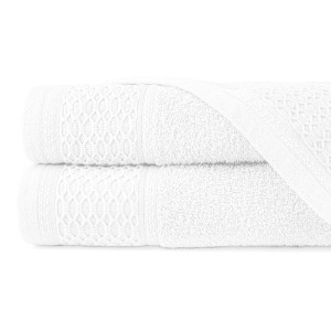 Ręcznik bawełniany 50x90 Solano biały frotte 470 g/m2-1