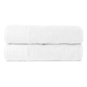 Ręcznik bawełniany 50x90 Solano biały frotte 470 g/m2-2