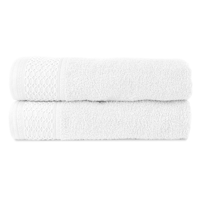 Ręcznik bawełniany 50x90 Solano biały frotte 470 g/m2-2