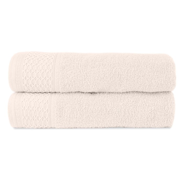 Ręcznik bawełniany 50x90 Solano kremowy frotte 470 g/m2-2