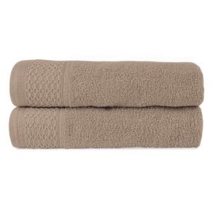 Ręcznik bawełniany 70x140 Solano beżowy frotte 470 g/m2-2