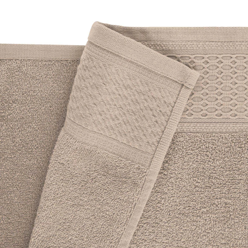 Ręcznik bawełniany 70x140 Solano beżowy frotte 470 g/m2-4
