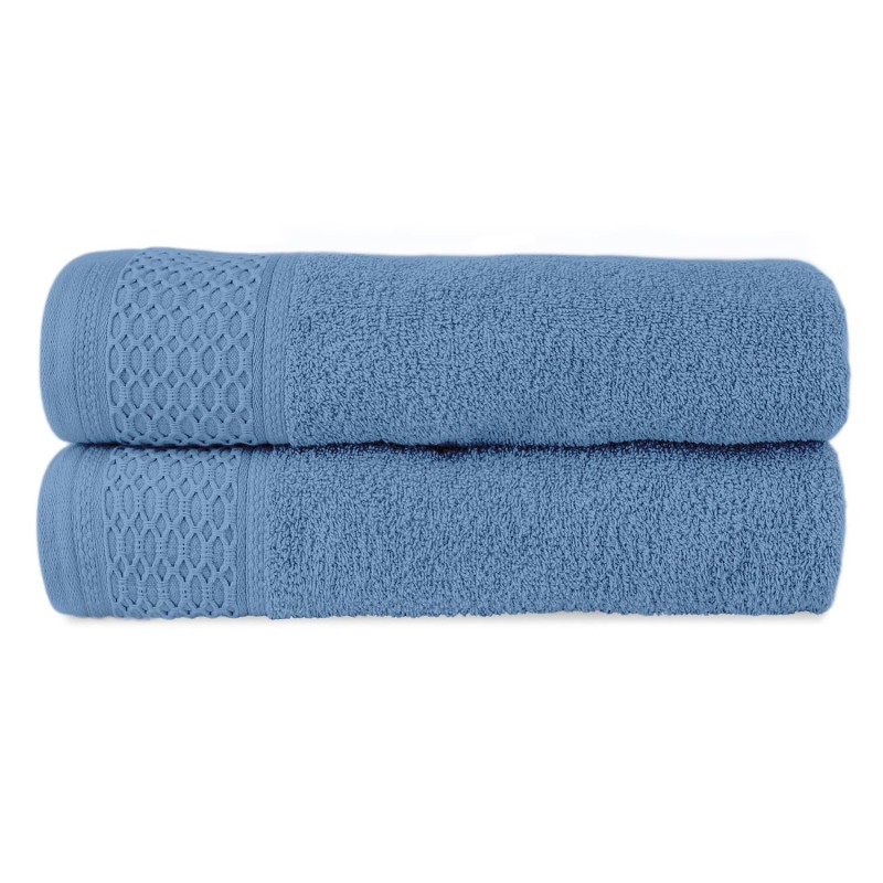 Ręcznik bawełniany 30x50 Solano niebieski frotte 470 g/m2-2