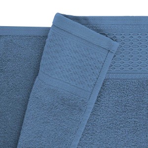 Ręcznik bawełniany 30x50 Solano niebieski frotte 470 g/m2-4