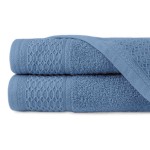 Ręcznik bawełniany 70x140 Solano niebieski frotte 470 g/m2
