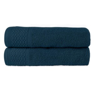 Ręcznik bawełniany 30x50 Solano granatowy frotte 470 g/m2-2