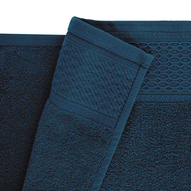 Ręcznik bawełniany 30x50 Solano granatowy frotte 470 g/m2-4