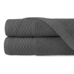 Ręcznik bawełniany 70x140 Solano grafitowy frotte 470 g/m2