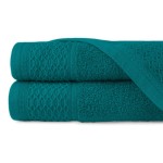Ręcznik bawełniany 70x140 Solano turkusowy ciemny frotte 470 g/m2
