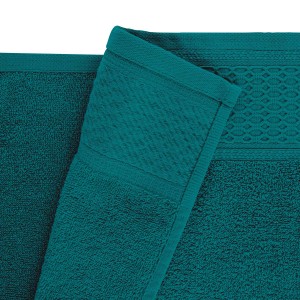 Ręcznik bawełniany 70x140 Solano turkusowy ciemny frotte 470 g/m2-4