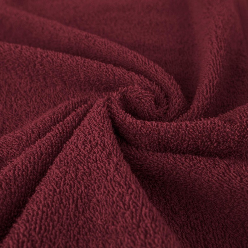 Ręcznik bawełniany 70x140 Solano bordowy frotte 470 g/m2-3