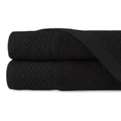 Ręcznik bawełniany 50x90 Solano czarny frotte 470 g/m2