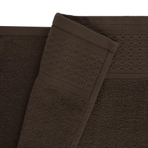 Ręcznik bawełniany 70x140 Solano brązowy ciemny frotte 470 g/m2-4