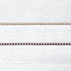 Ręcznik bawełniany 70x140 Suzi biały frotte 500 g/m2-2