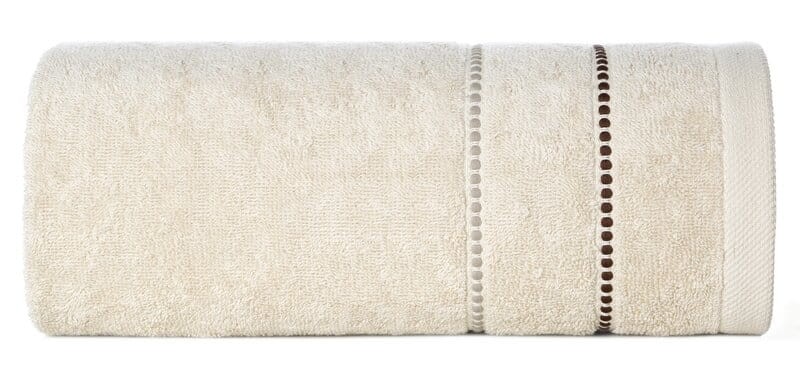 Ręcznik bawełniany 50x90 Suzi beżowy frotte 500 g/m2-1