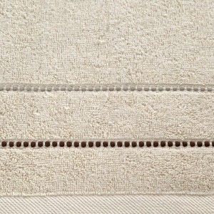 Ręcznik bawełniany 50x90 Suzi beżowy frotte 500 g/m2-2