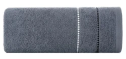 Ręcznik bawełniany 50x90 Suzi popielaty frotte 500 g/m2