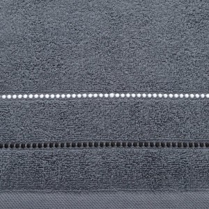 Ręcznik bawełniany 50x90 Suzi popielaty frotte 500 g/m2-3