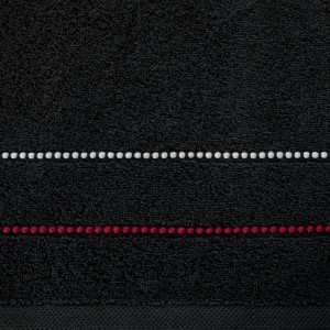 Ręcznik bawełniany 70x140 Suzi czarny frotte 500 g/m2-3