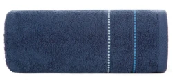Ręcznik bawełniany 70x140 Suzi granatowy frotte 500 g/m2
