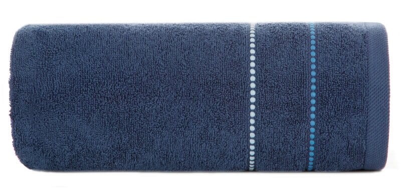Ręcznik bawełniany 70x140 Suzi granatowy frotte 500 g/m2-1